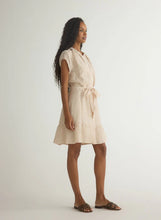 Load image into Gallery viewer, Cap Sleeve Ruffle Hem Shirt Dress