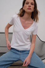 Load image into Gallery viewer, Cleo V-Neck Tee