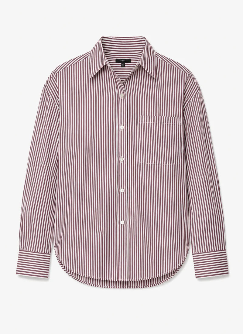 Connie Striped Poplin Shirt