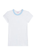 Load image into Gallery viewer, Double Shimmer Tipped Ringer Tee