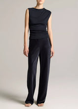 Load image into Gallery viewer, Pima Cotton Draped Sleeveless Top