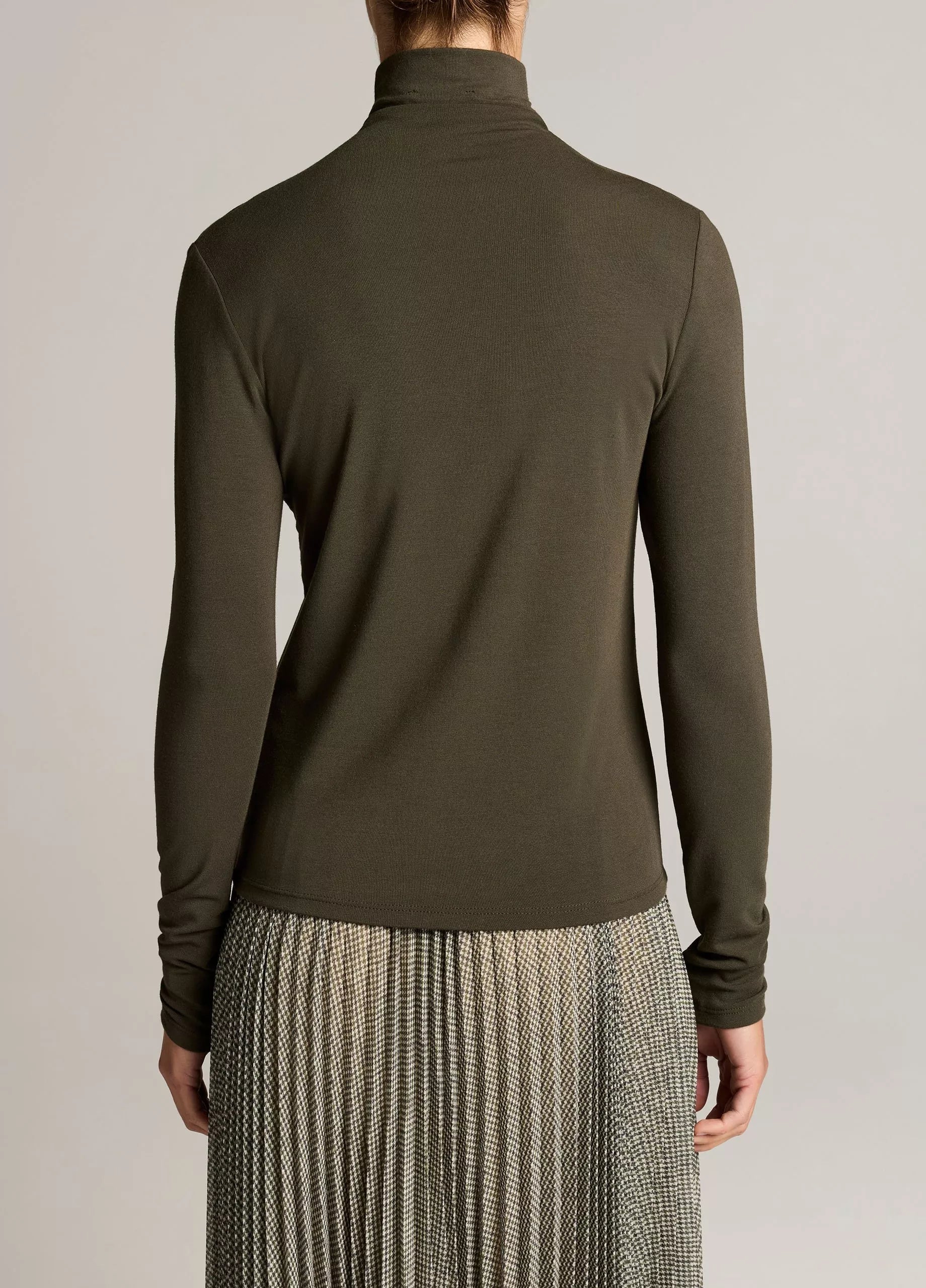 Essential Long-Sleeve Turtleneck Top