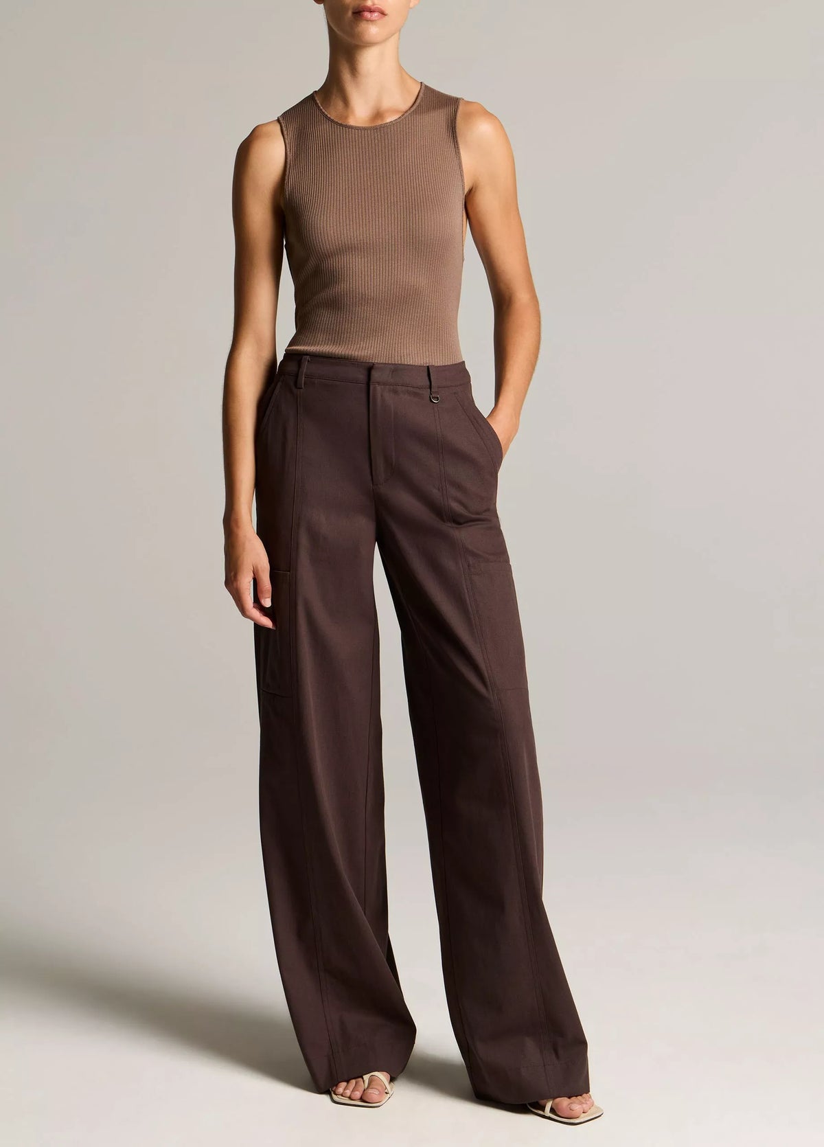 Ribbed Pima Cotton Shell