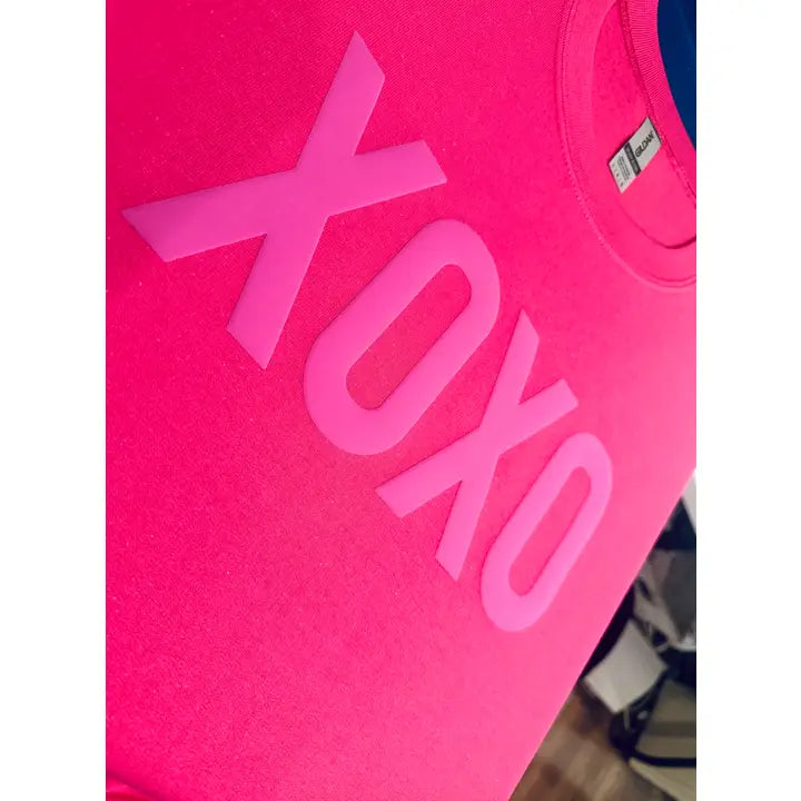 XOXO Embossed Puff Sweatshirt