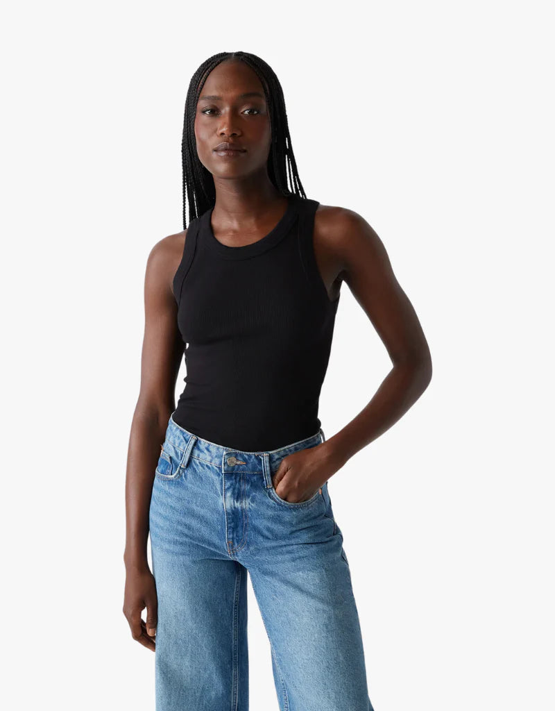 Gina Wide Binding Crop Tank
