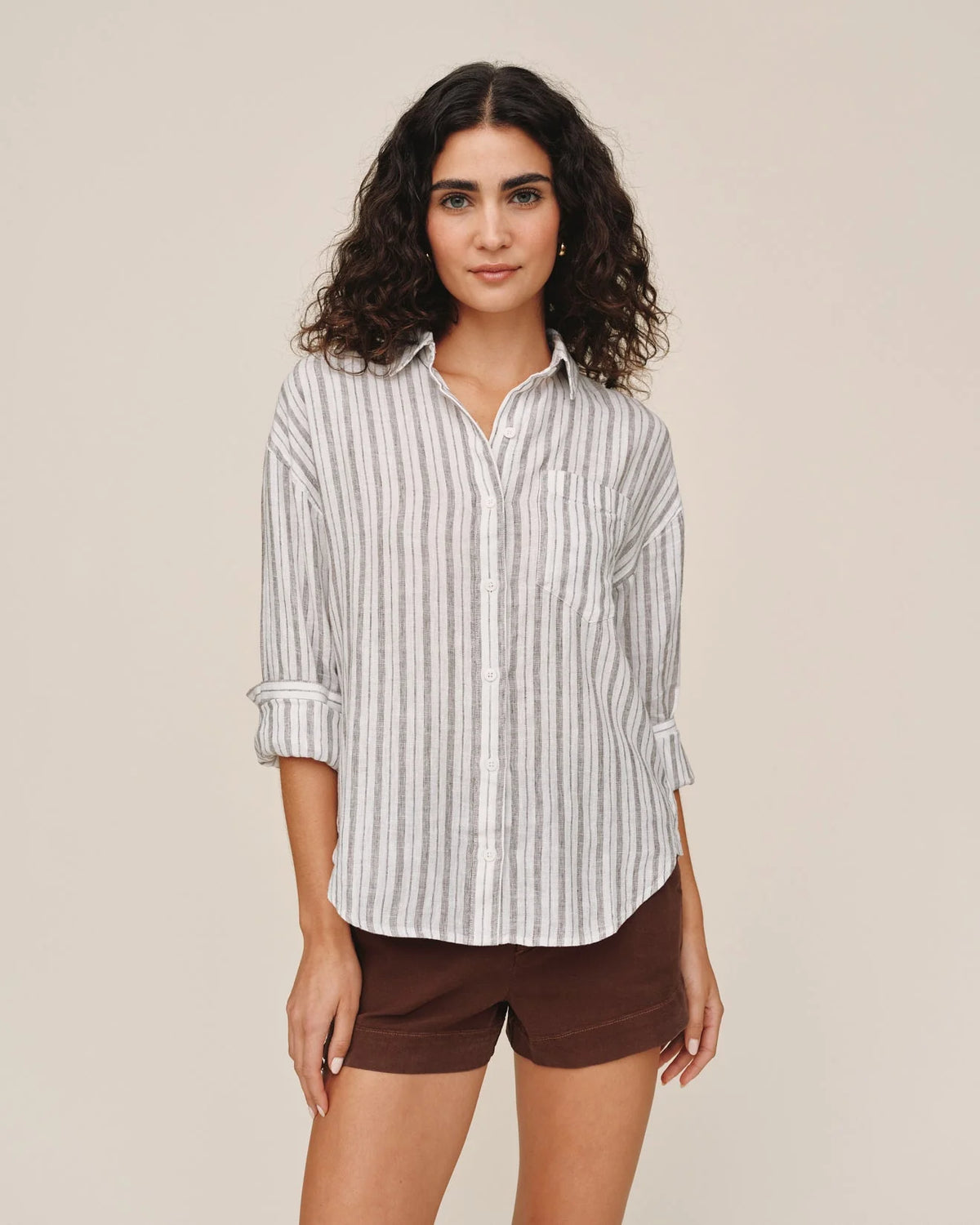 Long Sleeve Oversize Pocket Shirt