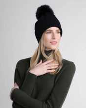 Load image into Gallery viewer, Fox Pom Cashmere Hat