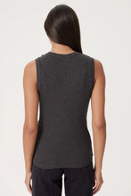 Load image into Gallery viewer, Ribbed Sleeveless Tee