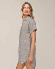 Load image into Gallery viewer, Roll Sleeve Pocket Shirt Dress