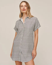 Load image into Gallery viewer, Roll Sleeve Pocket Shirt Dress