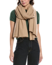 Load image into Gallery viewer, Boiled Cashmere Knit Blanket Wrap