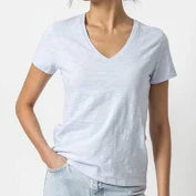 Load image into Gallery viewer, V-Neck Short Sleeve Back Seam