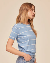 Load image into Gallery viewer, Short Sleeve Crew Neck Knit Top