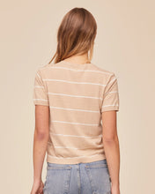 Load image into Gallery viewer, Short Sleeve Crew Neck Knit Top