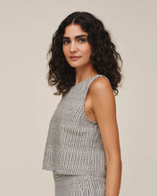 Load image into Gallery viewer, Sleeveless Boat Neck Split Back