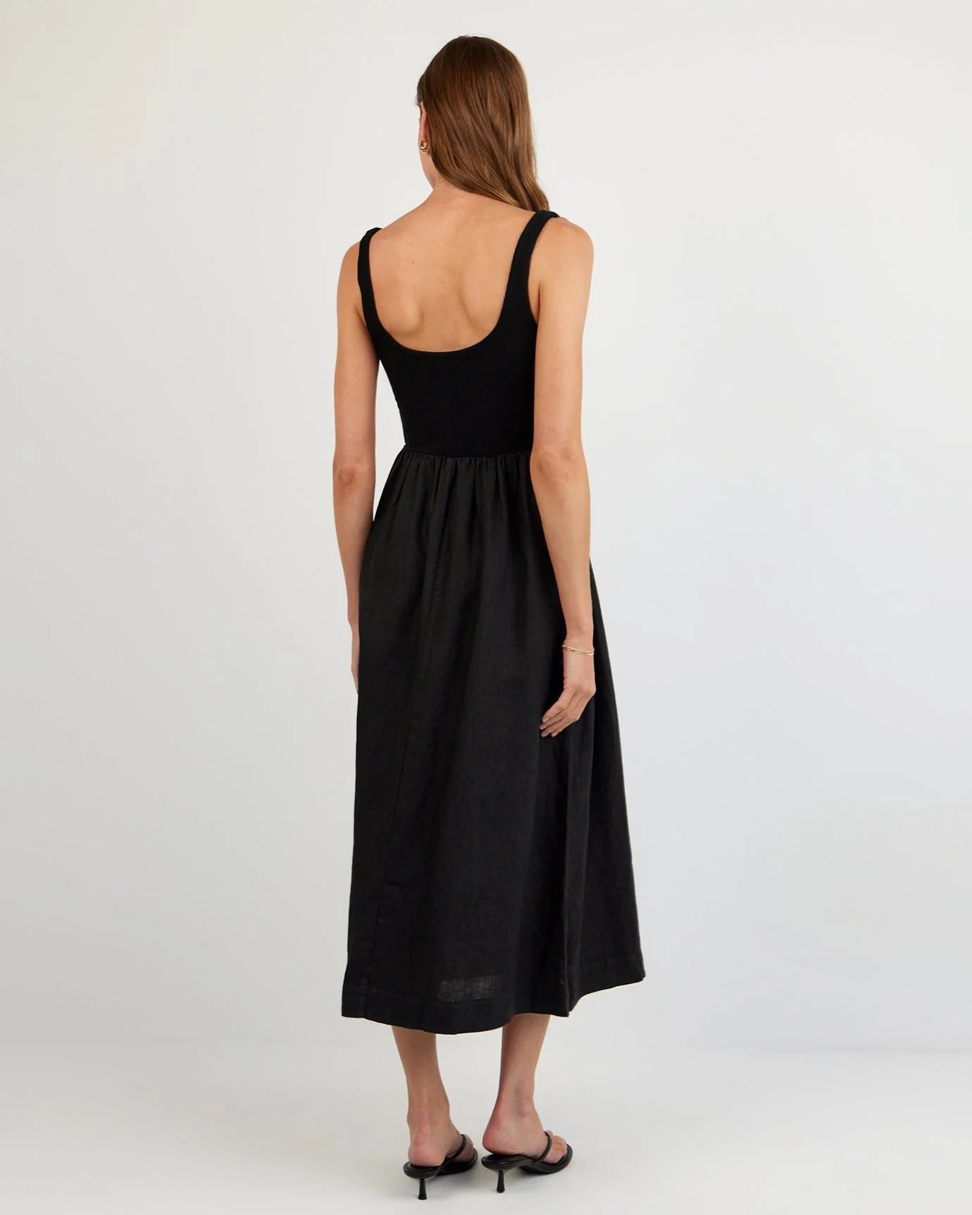 Sleeveless Knit Combo Dress