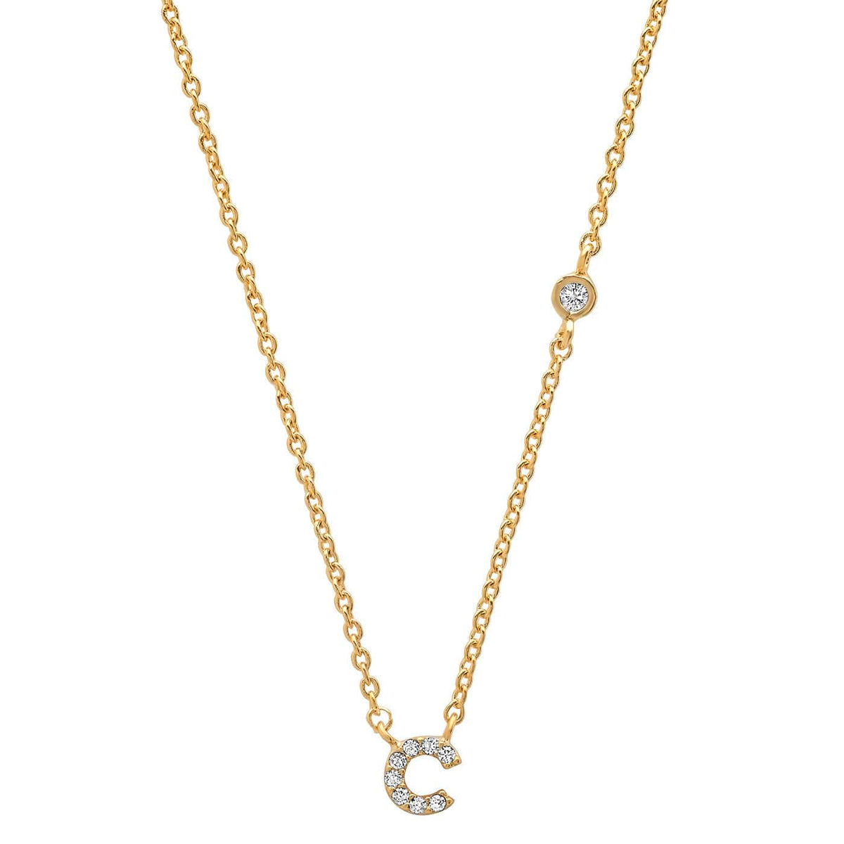 Letter Charm Necklace