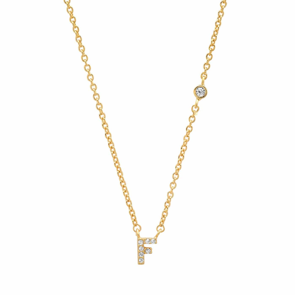 Letter Charm Necklace