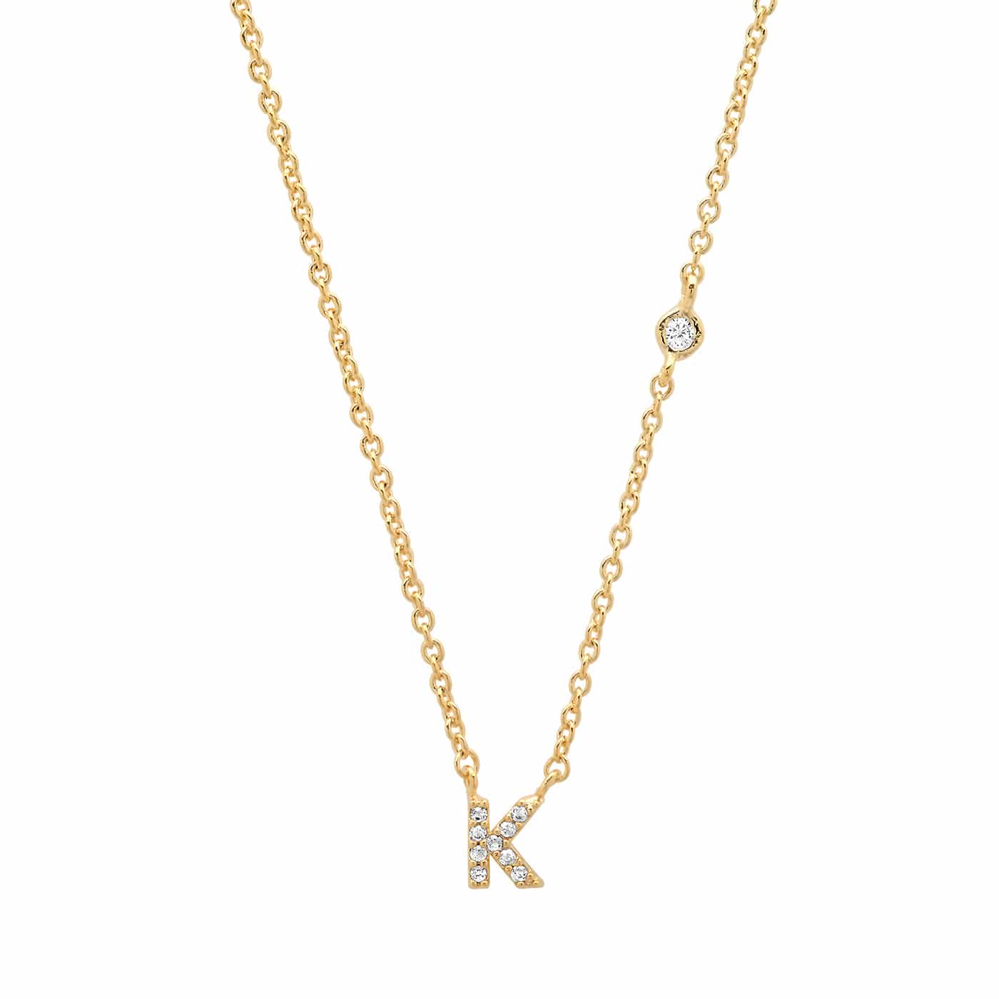 Letter Charm Necklace