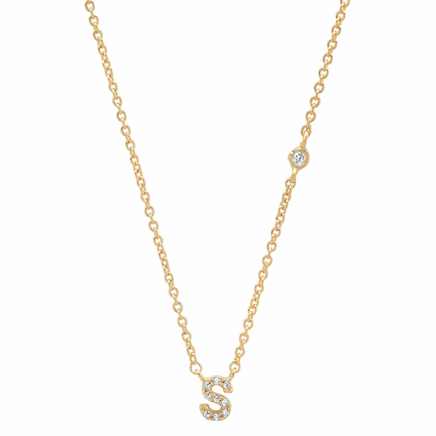 Letter Charm Necklace