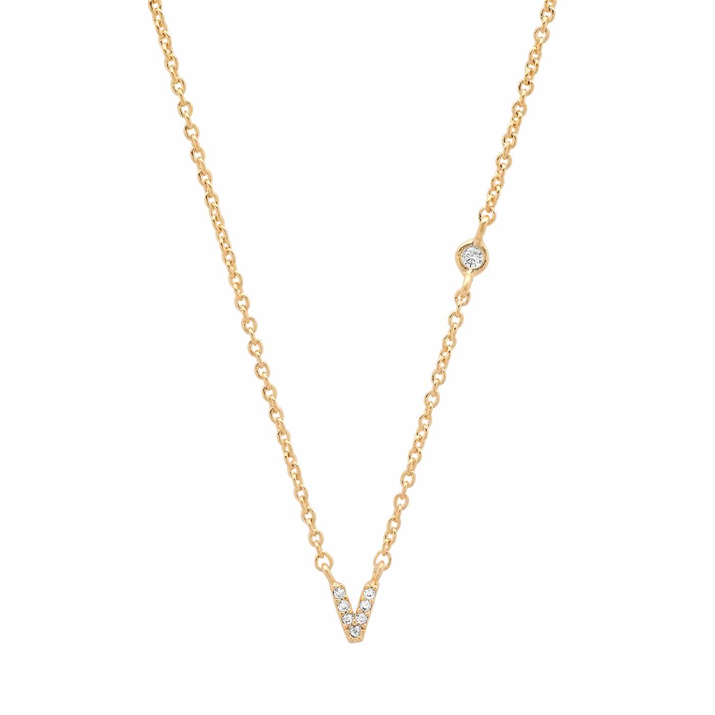 Letter Charm Necklace