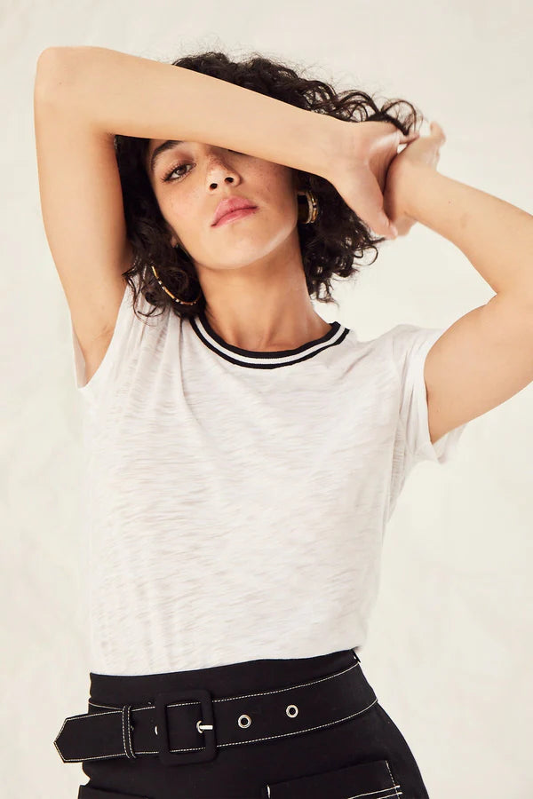 Tipped Ringer Tee