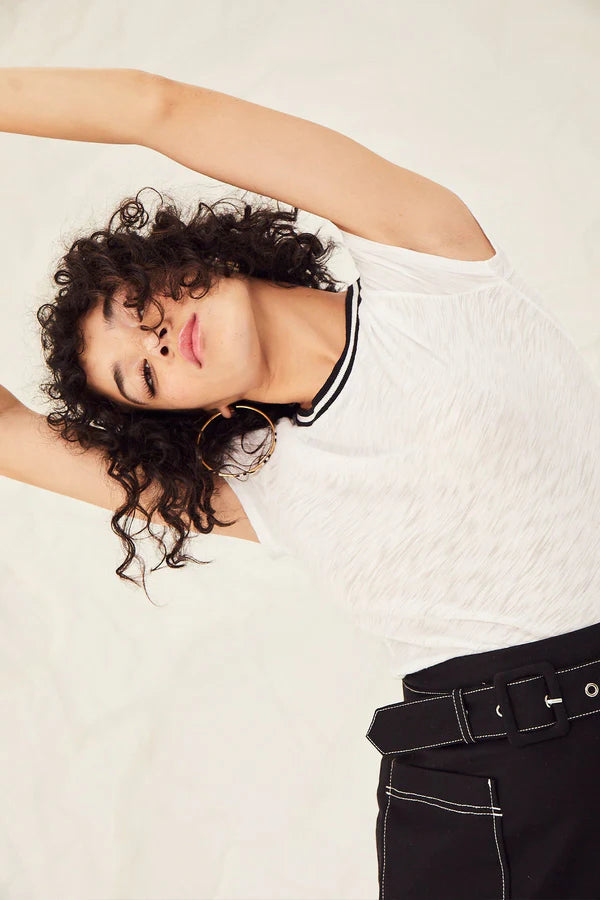 Tipped Ringer Tee