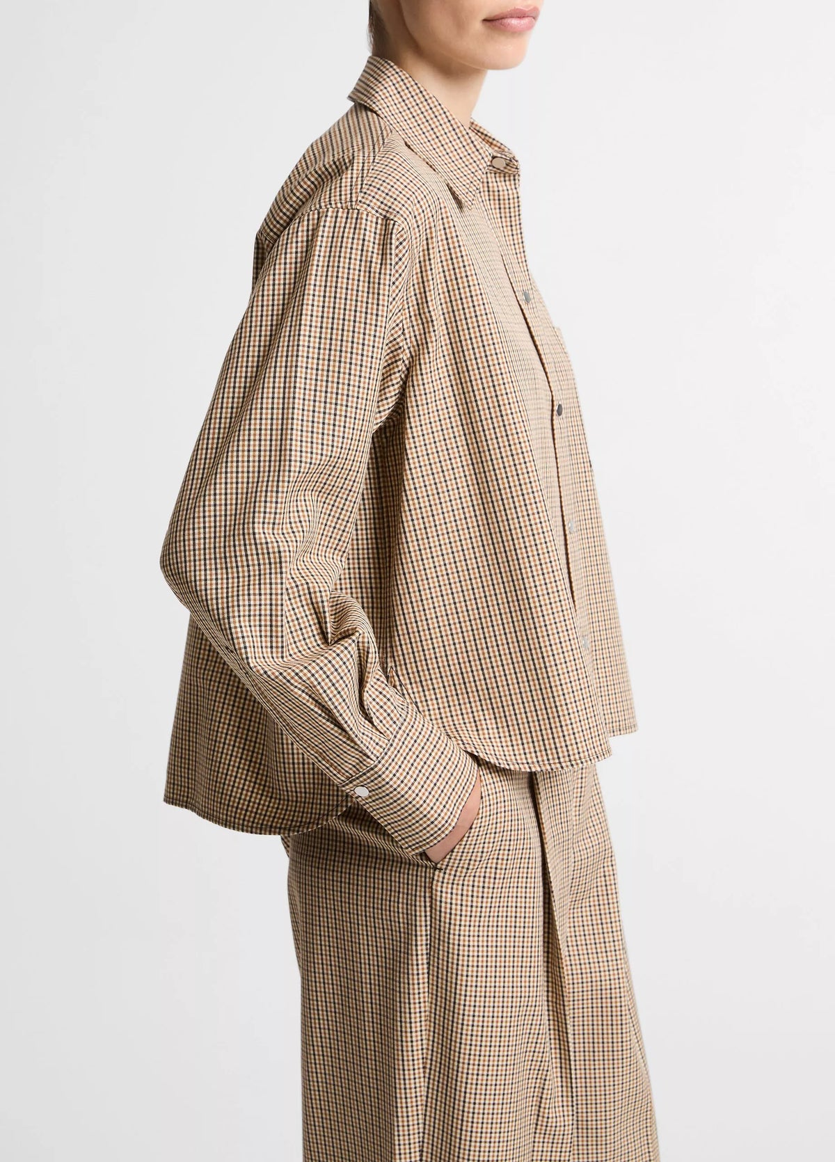 Cropped Long Sleeve Shirt