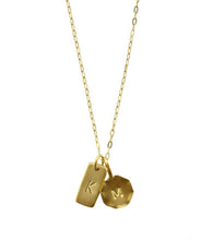 Load image into Gallery viewer, Gold Hand Stamp Necklace