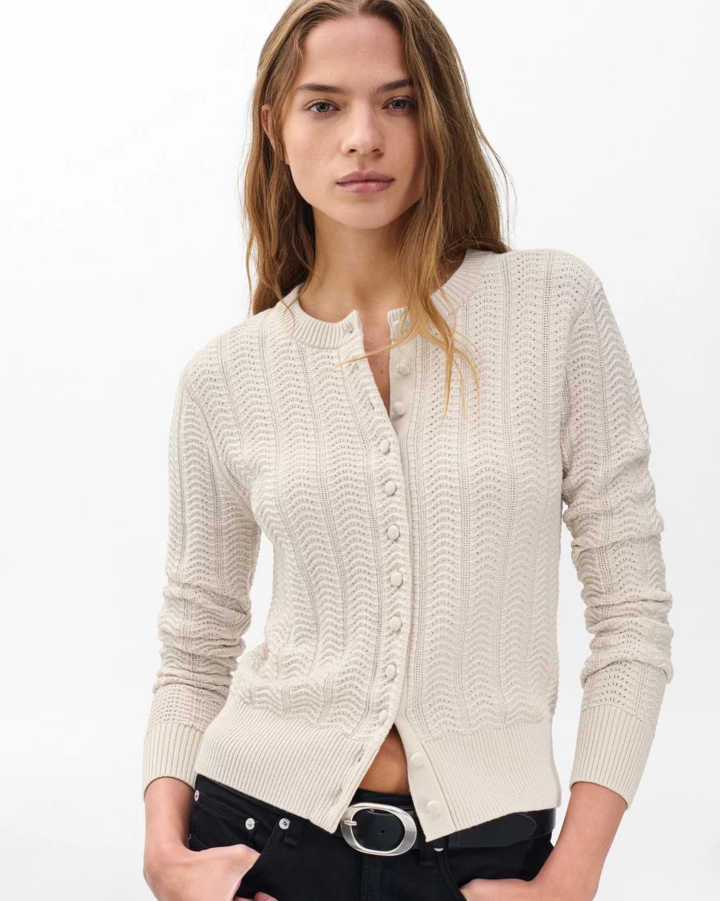 Francesca Wool Blend Cardigan