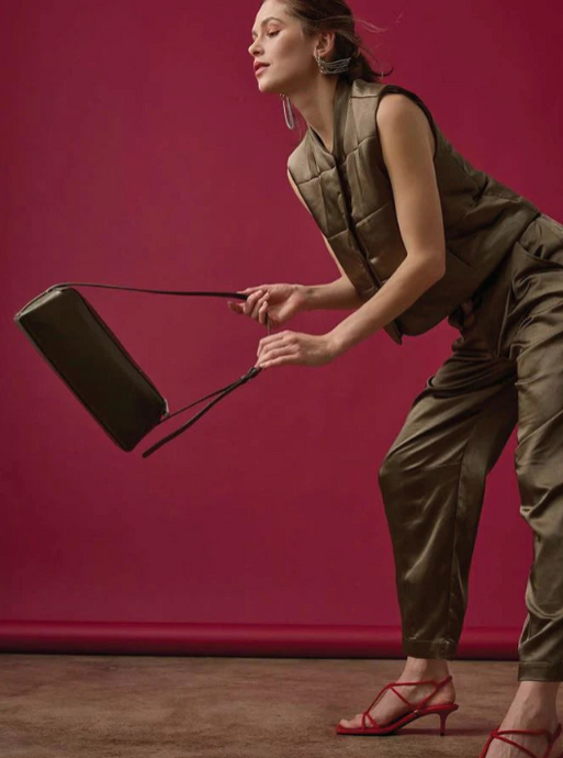 Satin Quilted Vest: Chic Layers for Every Season