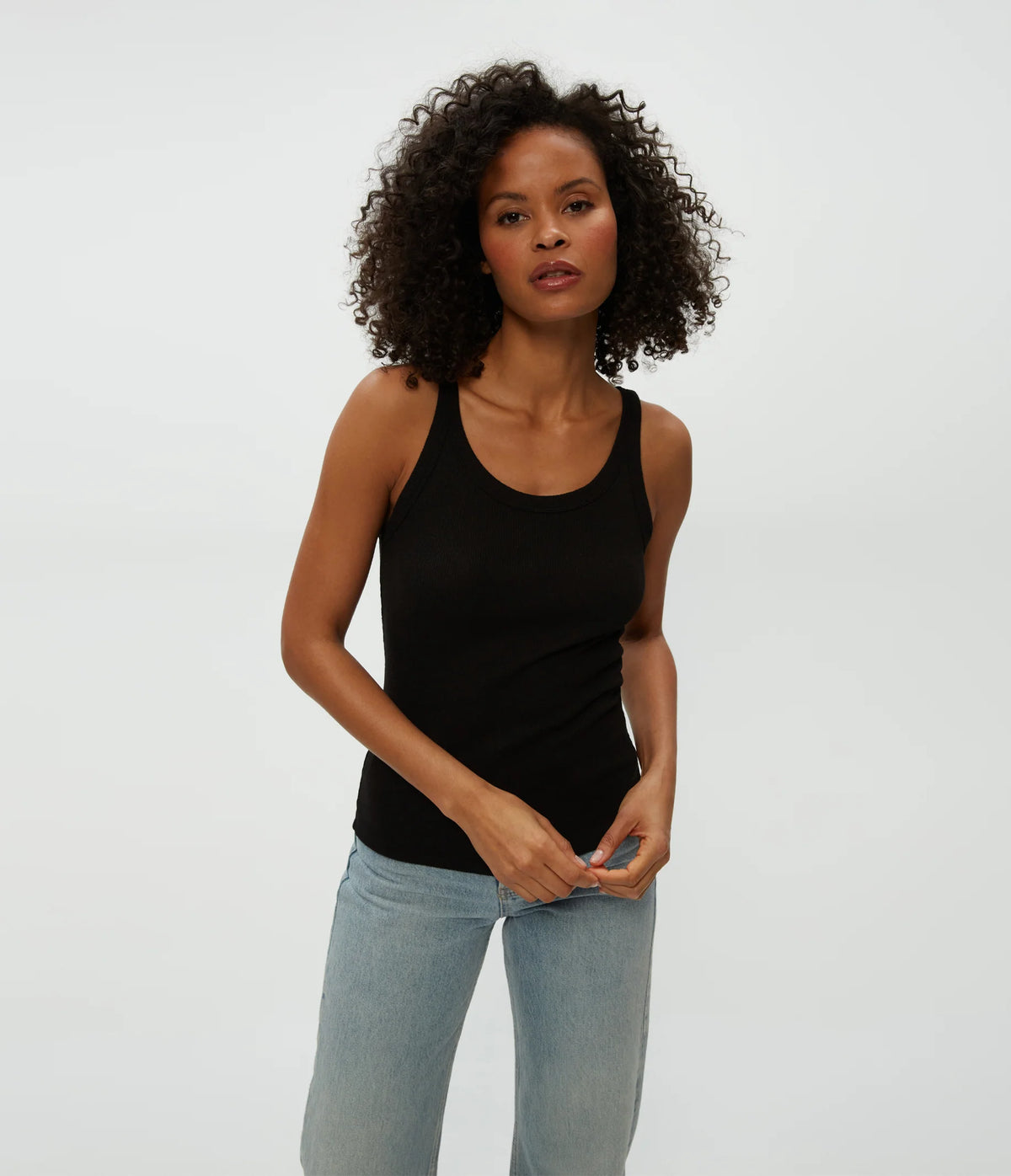 Nicole Wide Crew Neck Tank