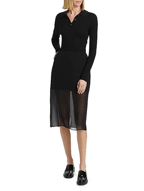 Sheer Pencil Skirt