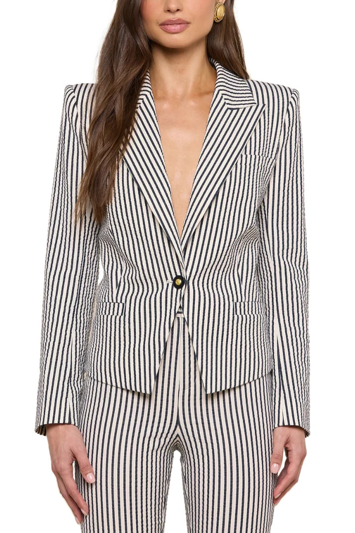 Misa Seersucker Blazer