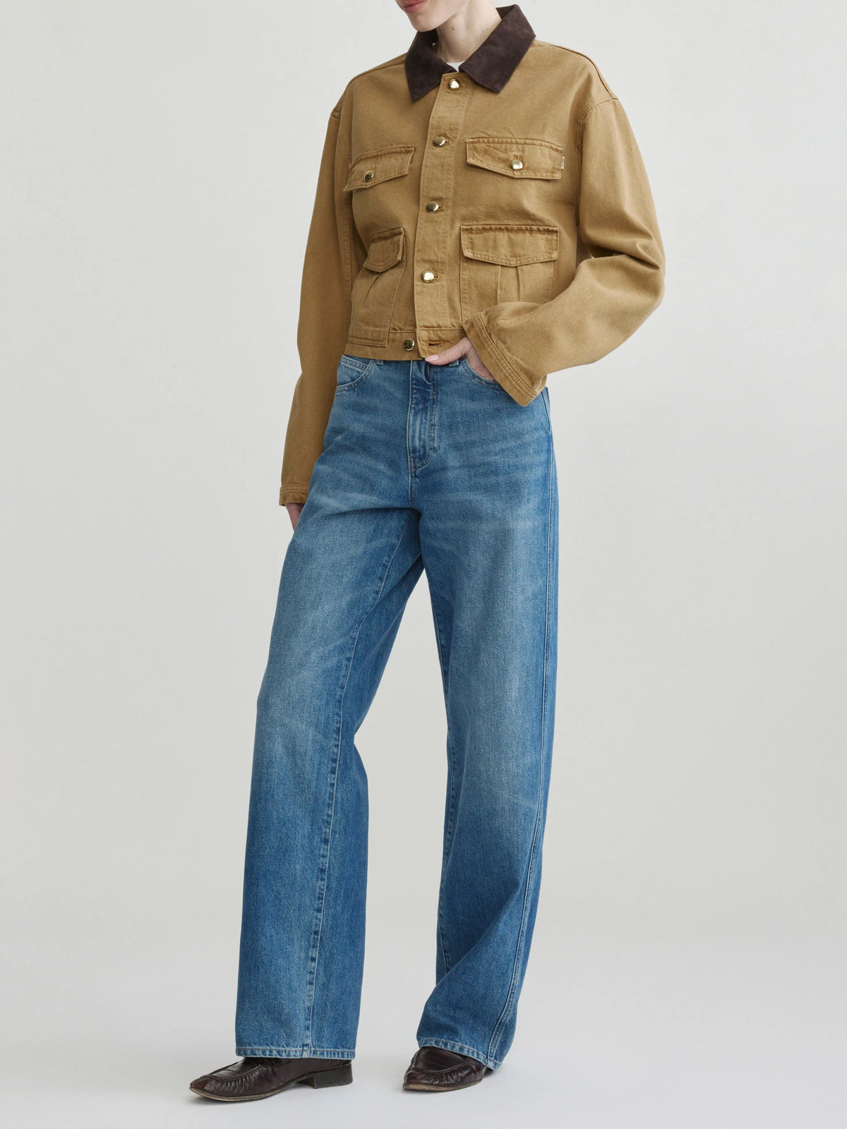 Kaylen Loose Straight High-Rise 32" Jeans