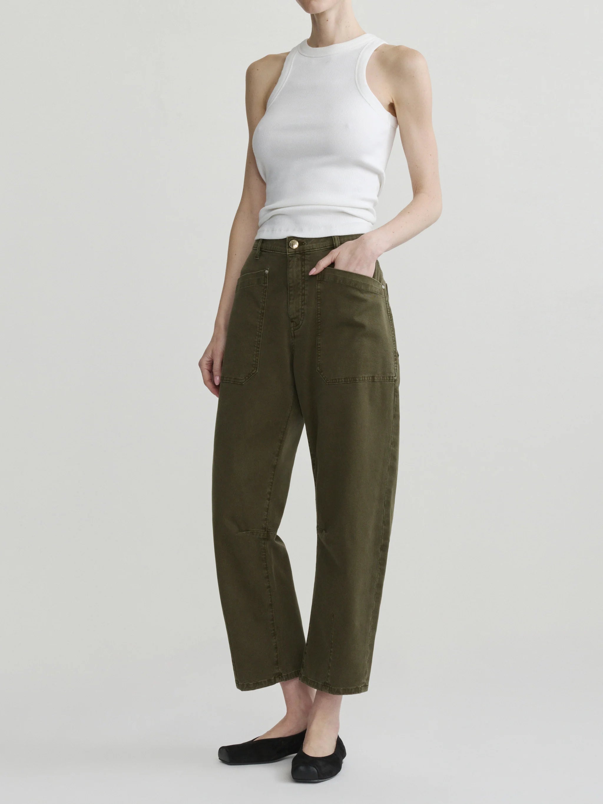 Bilie Easy Barrel High-Rise 28"Pants