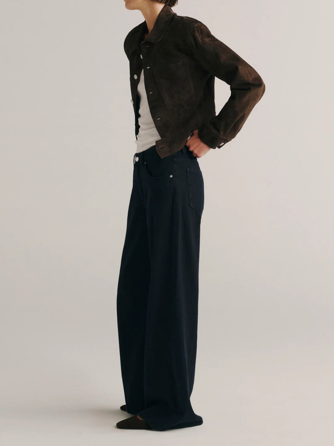 Alex Baggy Wide Leg Mid-Rise 32" Jeans