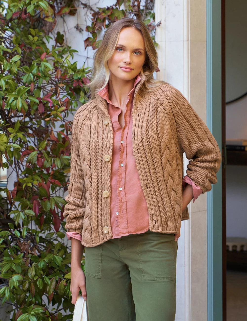 Mini Cotswolds Cable Cardigan