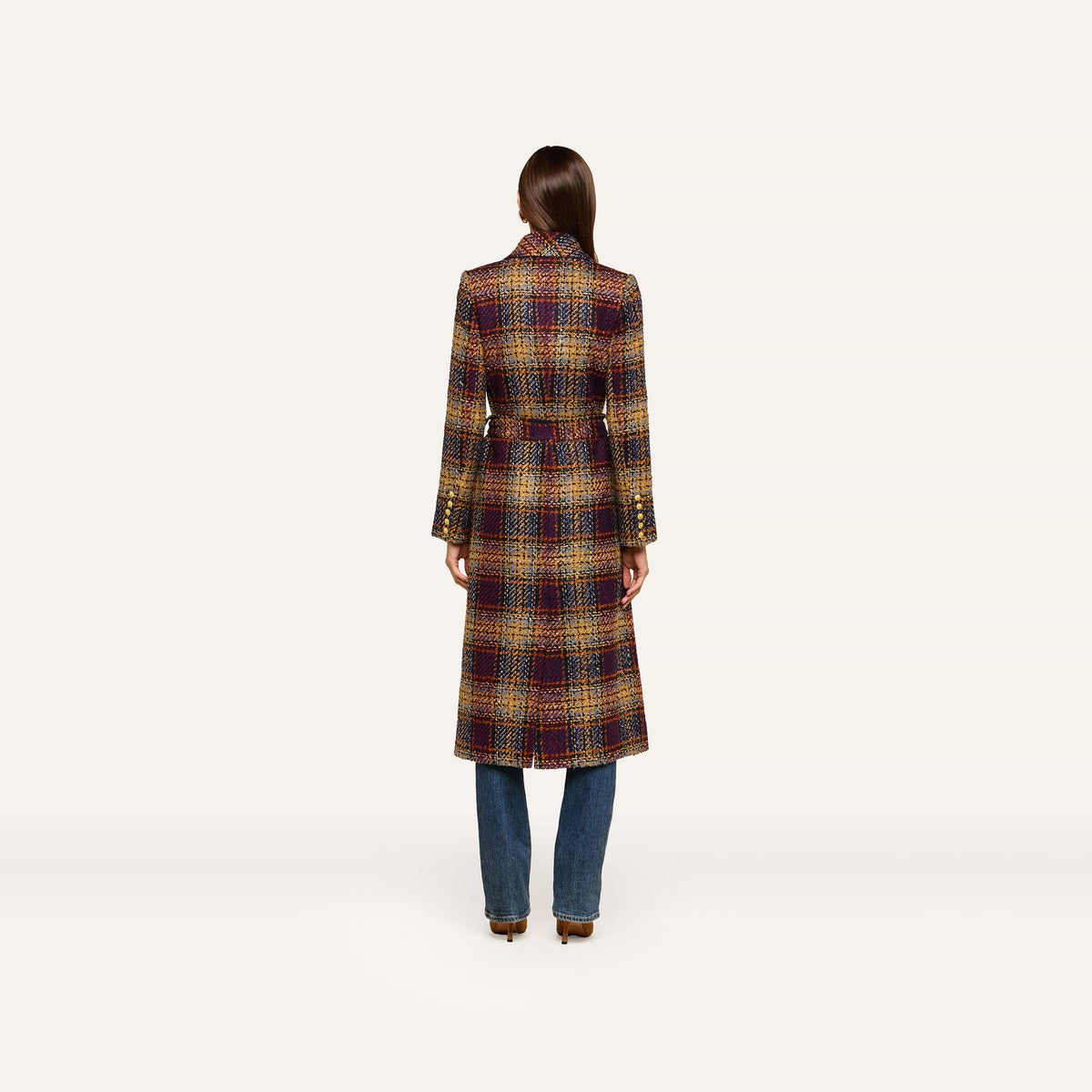 Kolina Tweed Long Coat