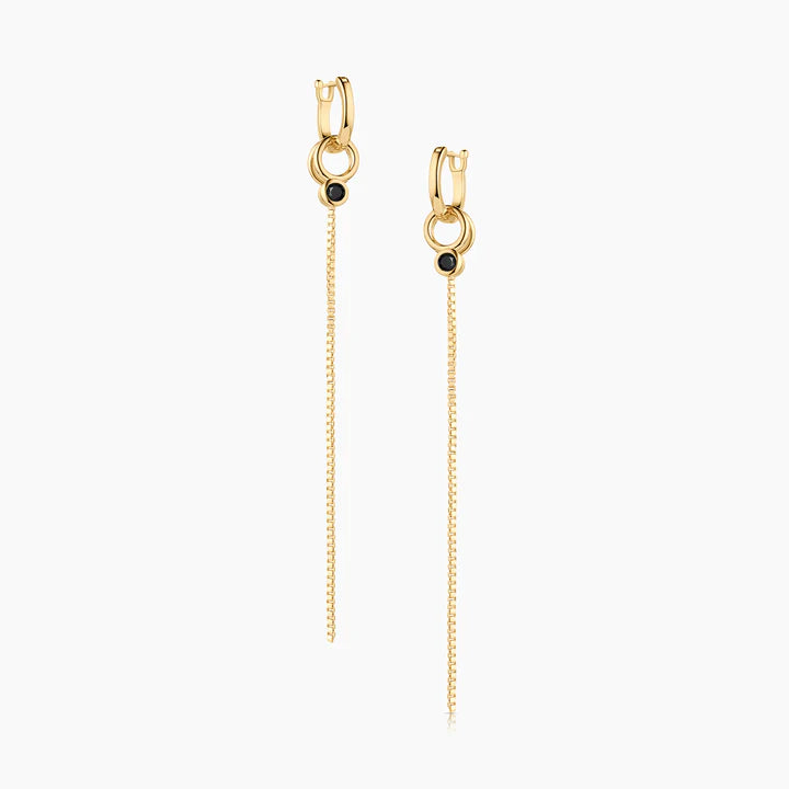 Lilou Drop Hoop Earrings