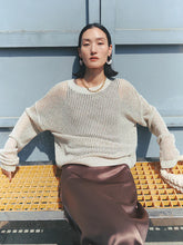 Load image into Gallery viewer, Women&#39;s Linen Openwork Sweater
