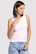 Load image into Gallery viewer, Cotton Cashmere Jewel Neck Tank
