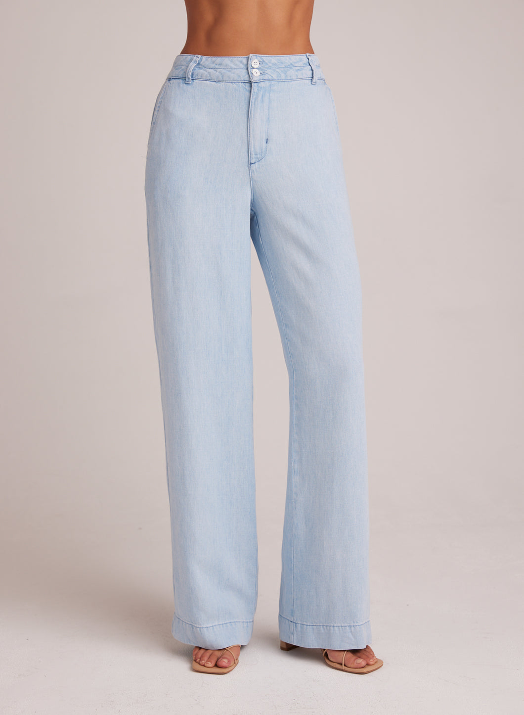 Clean Hem High Waist Pants