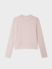 Load image into Gallery viewer, Cashmere Waffle Mesh Crew
