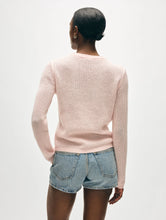 Load image into Gallery viewer, Cashmere Waffle Mesh Crew
