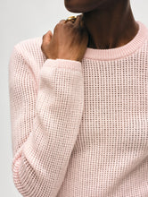 Load image into Gallery viewer, Cashmere Waffle Mesh Crew
