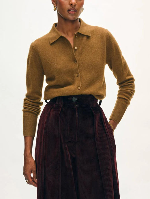 Cashmere Collared Cardigan