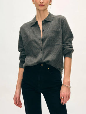 Cashmere Button Down Shirt