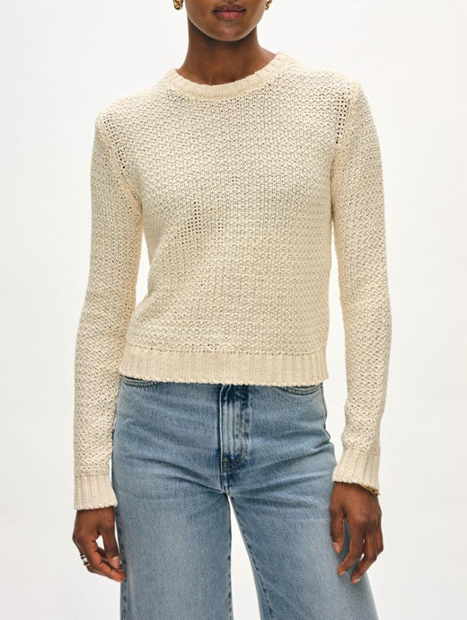 Mercerized Cotton Textured Crew