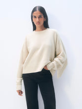 Load image into Gallery viewer, Cashmere Blend Luxe Fringe Crew
